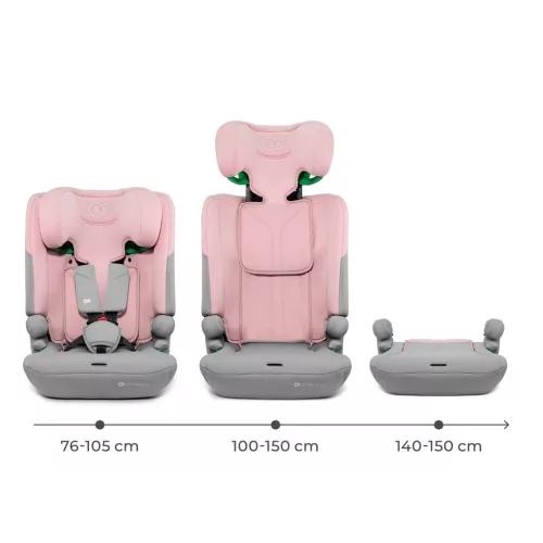 KINDERKRAFT Autósülés I-Comfy i-Size (76-tól 150 cm-ig) Rózsaszín