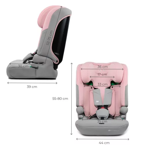 KINDERKRAFT Autósülés I-Comfy i-Size (76-tól 150 cm-ig) Rózsaszín