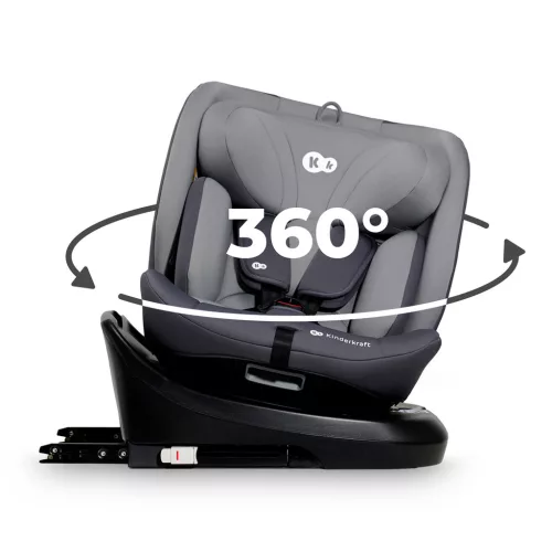 KINDERKRAFT Autósülés I-Grow i-Size 40-150 cm Szürke