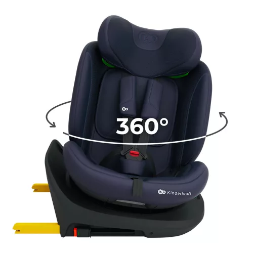KINDERKRAFT Autósülés i-Grow 2 Plus (40-150 cm) Navy
