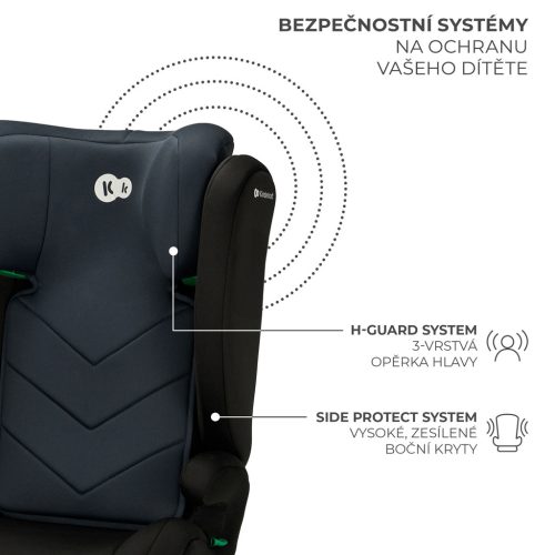 KINDERKRAFT Autósülés i-Spark i-Size 100-150 cm Fekete