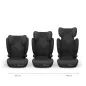   KINDERKRAFT Autósülés Junior Fix 2 Plus (100-150 cm) Black