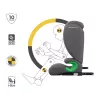 KINDERKRAFT Autósülés Junior Fix 2 Plus (100-150 cm) Grey