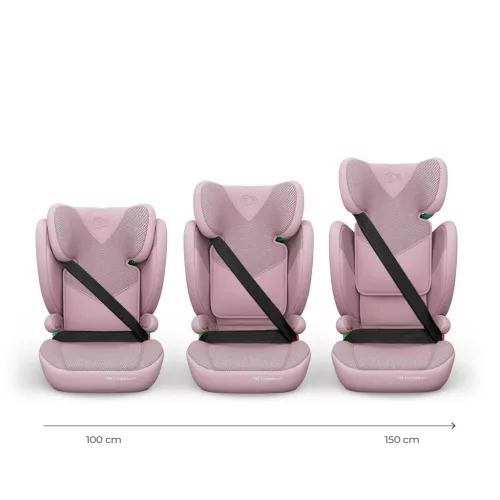 KINDERKRAFT Autósülés Junior Fix 2 Plus (100-150 cm) Pink