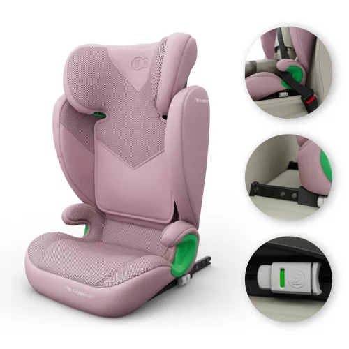 KINDERKRAFT Autósülés Junior Fix 2 Plus (100-150 cm) Pink