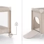 KINDERKRAFT Utazóágy LEODY UP Beige