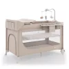 KINDERKRAFT Utazóágy LEODY UP Beige kiegészítőkkel