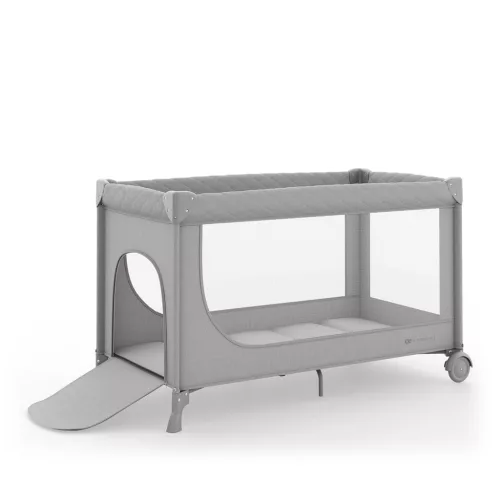 KINDERKRAFT Utazóágy LEODY UP Grey kiegészítőkkel