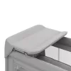 KINDERKRAFT Utazóágy LEODY UP Grey kiegészítőkkel