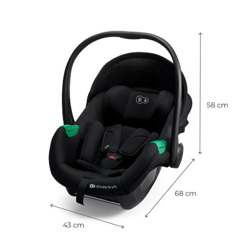 KINDERKRAFT Mink Pro 2 autósülés (0-13 kg) Fekete