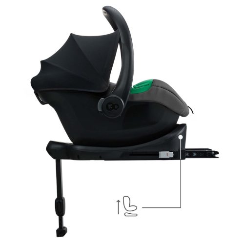 KINDERKRAFT Mink Pro 2 i-size autósülés (0-13 kg) és Mink FX 2 alap szürke