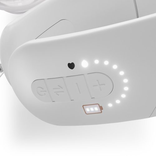 KINDERKRAFT Anyatej szívó készülék nyakmelegítő funkcióval Double Hands-free Gentleneste