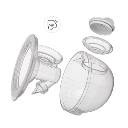 KINDERKRAFT Anyatej szívó készülék nyakmelegítő funkcióval Double Hands-free Gentleneste