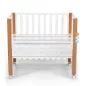   KINDERKRAFT SELECT Koya fa gyermekágy rácsos funkcióval, beleértve a matracot White, Premium