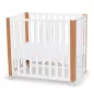   KINDERKRAFT SELECT Koya fa gyermekágy rácsos funkcióval, beleértve a matracot White, Premium