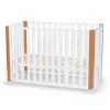 KINDERKRAFT SELECT Koya fa gyermekágy rácsos funkcióval, beleértve a matracot White, Premium