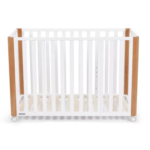 KINDERKRAFT SELECT Koya fa gyermekágy rácsos funkcióval, beleértve a matracot White, Premium