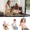 KINDERKRAFT Etetőszék Enock Black