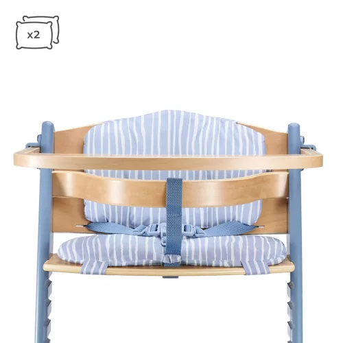 KINDERKRAFT Stolička jedálenská Nordic Breeze s vankúšom