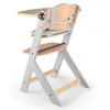 KINDERKRAFT Etetőszék Enock párnázással Grey wooden, Premium