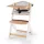 KINDERKRAFT Etetőszék Enock párnázással White wooden, Premium