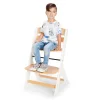 KINDERKRAFT Etetőszék Enock párnázással White wooden, Premium