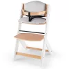 KINDERKRAFT Etetőszék Enock párnázással White wooden, Premium