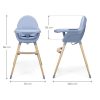 KINDERKRAFT Etetőszék FINI2 Nordic Breeze