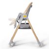 KINDERKRAFT SELECT Etetőszék Lastree Wood, Premium