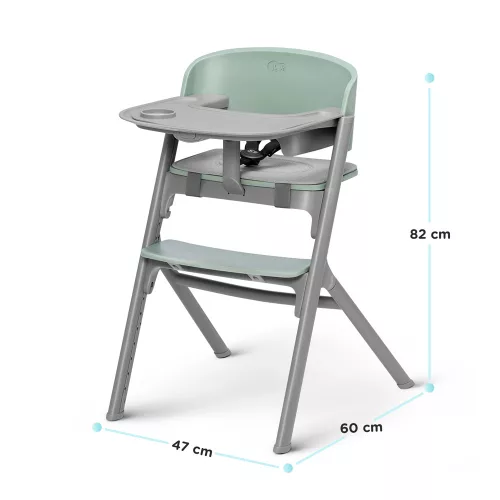 KINDERKRAFT SELECT Etetőszék 3 az 1-ben LIVY Olive Green, Premium