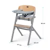 KINDERKRAFT SELECT Etetőszék 3 az 1-ben LIVY Oak, Premium