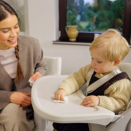 KINDERKRAFT Etetőszék TINO Grey