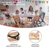 KINDERKRAFT Etetőszék Enock White wooden