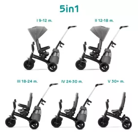 KINDERKRAFT SELECT Easytwist Platinum Grey, Premium tricikli