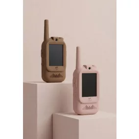 KidLupe - KidTooki Video Walkie Talkie – pink/barna