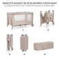 KINDERKRAFT Utazóágy Joy 2 Beige