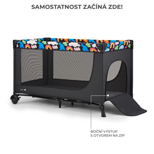KINDERKRAFT Utazóágy Joy 2 Happy shapes