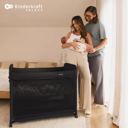 KINDERKRAFT SELECT Utazóágy Moon Dream Fekete