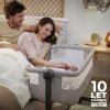 KINDERKRAFT Gyerekágy állítható Nestee Up2 Világosszürke