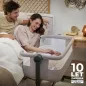   KINDERKRAFT Gyerekágy állítható Nestee Up2 Világosszürke