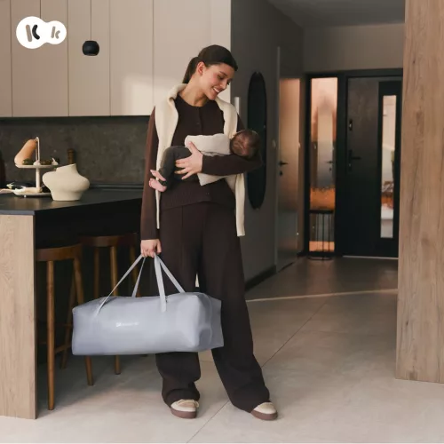 KINDERKRAFT Összecsukható gyerek járóka Ziki Light Grey
