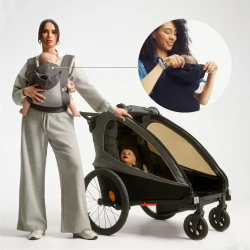 KINDERKRAFT Gyermek hordozó CarryBee Grey