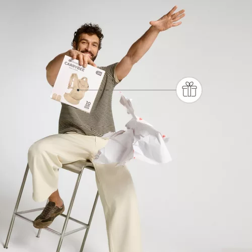 KINDERKRAFT Gyermek hordozó CarryBee Grey