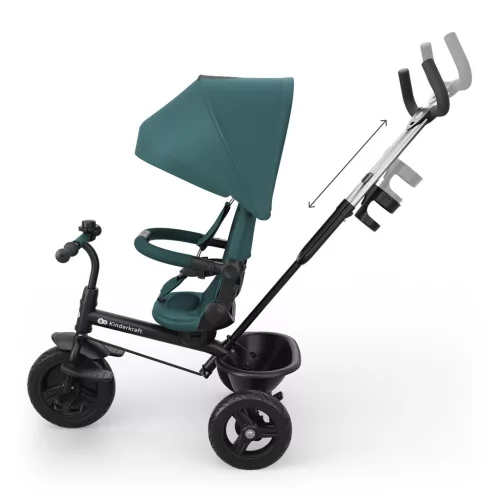 KINDERKRAFT Aston 2 Plus Zöld Tricikli, 9 hónapos kortól