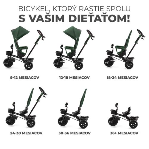 KINDERKRAFT tricikli Aveo Mistic Green