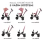 KINDERKRAFT Háromkerekű Aveo Rose pink
