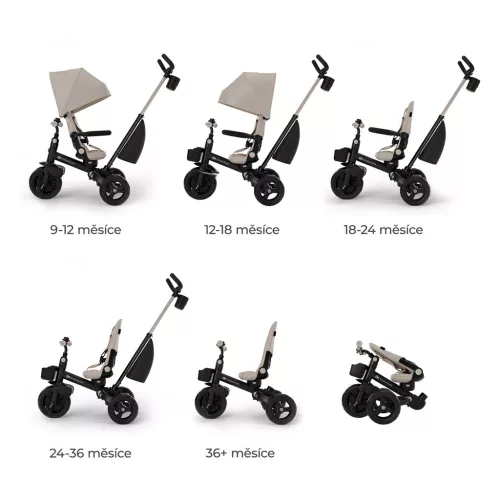 KINDERKRAFT Aveo 2 Plus Bézs háromkerekű