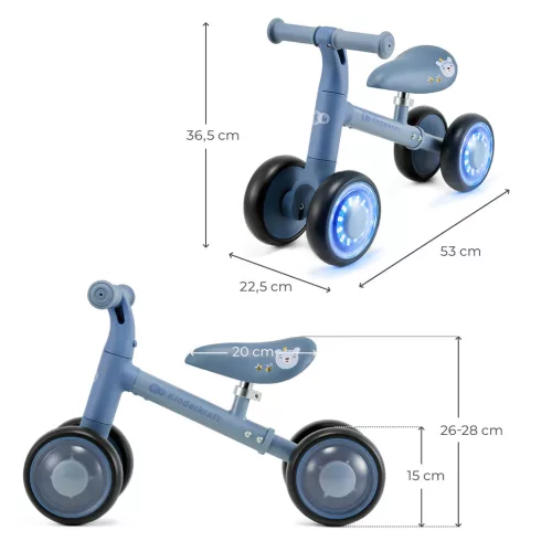 KINDERKRAFT Cutie Flash Blue futóbicikli