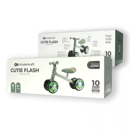 KINDERKRAFT Cutie Flash Zöld Gyerekbicikli