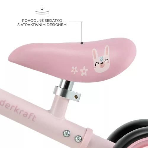 KINDERKRAFT Cutie Flash Pink futóbicikli